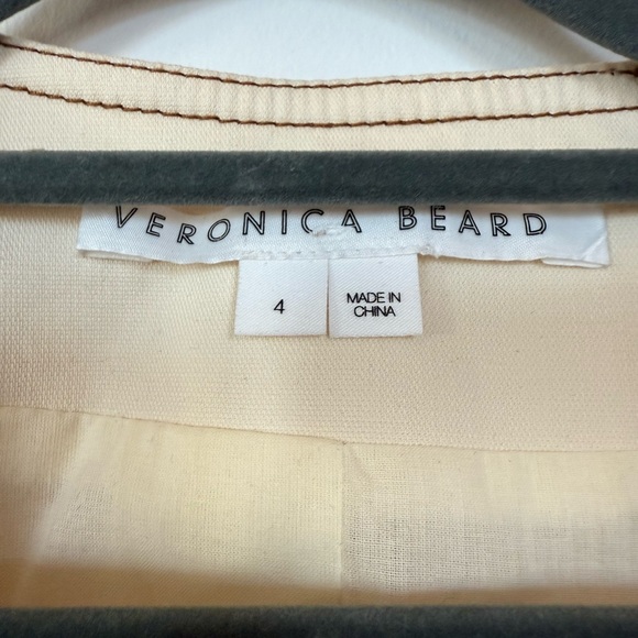 Veronica Beard Ferazia Jacket and Keita Shorts Set in Ecru Size 4 - Picture 7 of 16